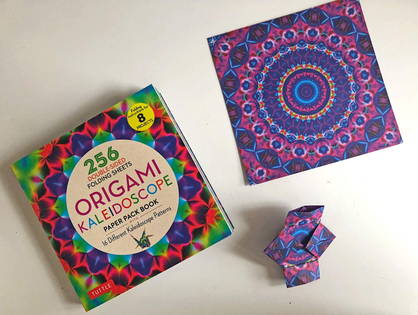 Бумажная книга «Origami Kaleidoscope Paper Pack Book» - фото №1