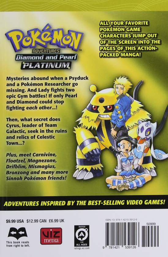 Бумажная книга «Pokemon Adventures Diamond & Pearl / Platinum Box Set (Volumes 1-11)», автор Хидэнори Кусака - фото №1