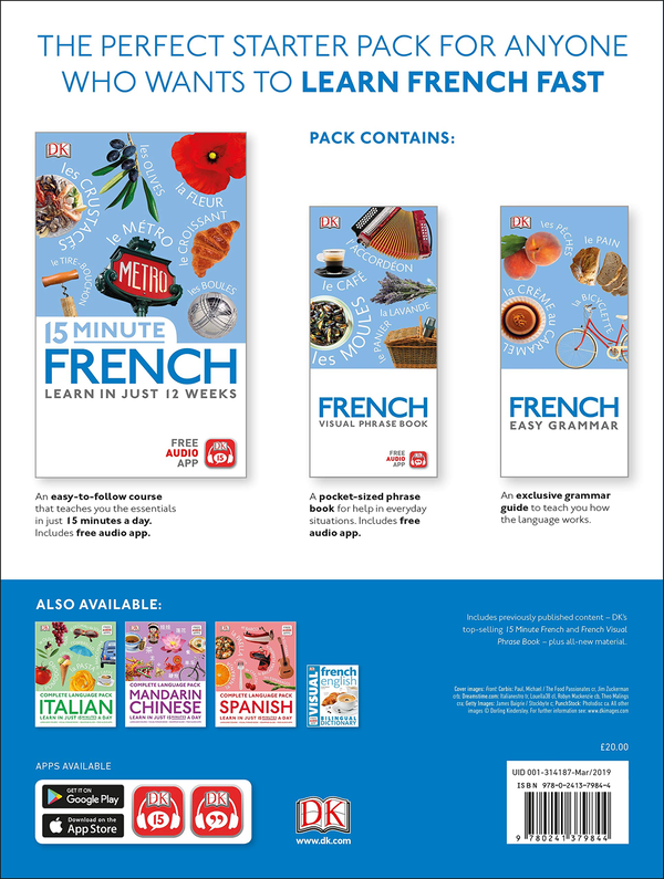 Бумажная книга «Complete Language Pack French: Learn in just 15 minutes a day» - фото №1