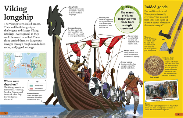 Бумажная книга «DKfindout! Vikings» - фото №1