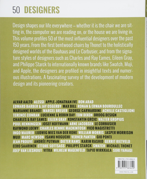 Бумажная книга «50 Designers You Should Know», авторов Клаудия Хеллманн, Нина Козел - фото №1