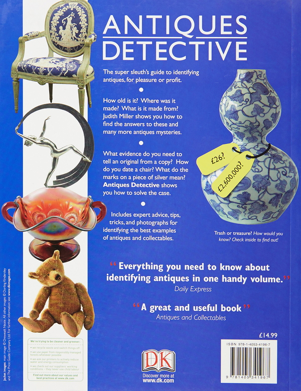 Паперова книга «Antiques Detective. Tips and tricks to make you the expert», автор Джудіт Міллер - фото №1