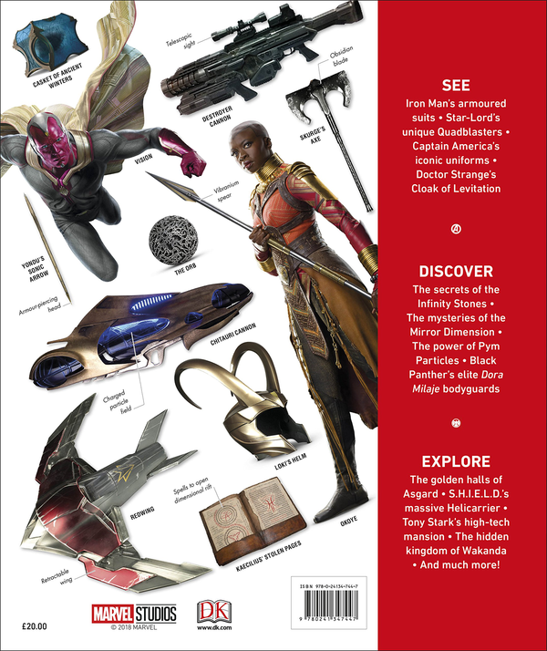 Бумажная книга «Marvel Studios Visual Dictionary», автор Адам Брей - фото №1