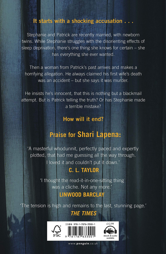 Бумажная книга «The End of Her», автор Шари Лапена - фото №1