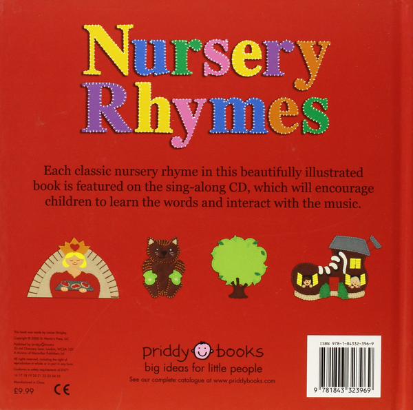 Бумажная книга «Nursery Rhymes», автор Роджер Придди - фото №1