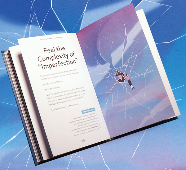 Паперова книга «Goodbye Phone, Hello World. 60 Ways to Disconnect from Tech and Reconnect to Joy», автор Пол Грінберг - фото №1