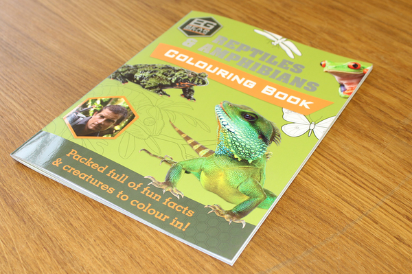 Бумажная книга «Bear Grylls Colouring Books: Reptiles», автор Беар Гриллс - фото №1