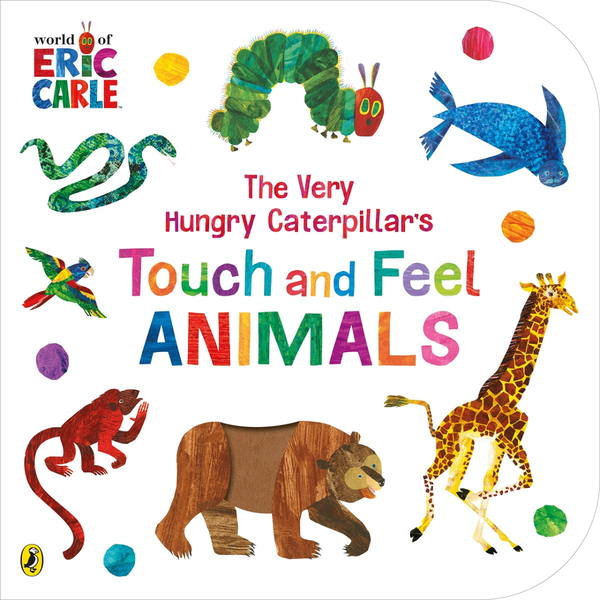 Бумажная книга «The Very Hungry Caterpillar’s Touch and Feel Animals», автор Эрик Карл - фото №1