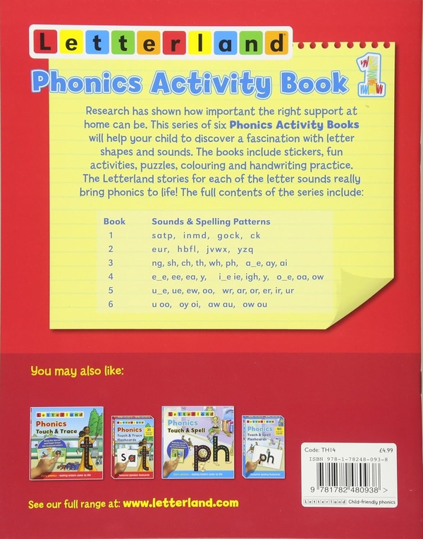 [object Object] «Phonics Activity Book 1», авторів Ліза Голт, Лін Вендон - фото №2 - мініатюра
