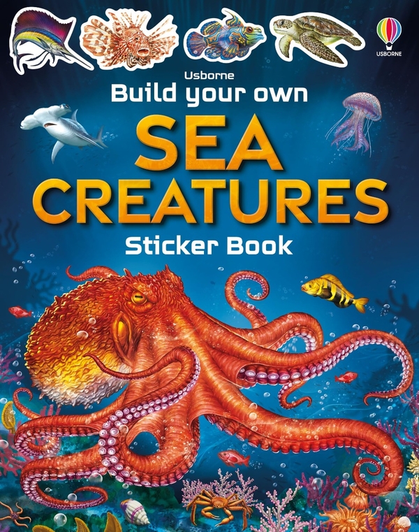 [object Object] «Build Your Own Sea Creatures. Sticker Book», автор Саймон Тадхоуп - фото №1