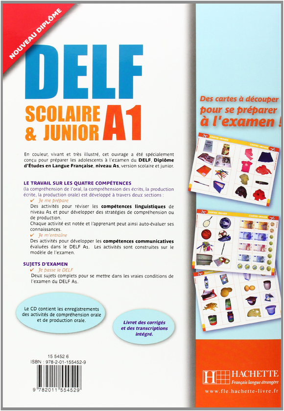 Паперова книга «Delf A1 scolaire et junior (+ CD audio)», автор Marie-Christine Jamet - фото №1