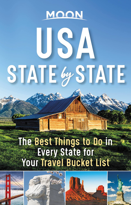 Бумажная книга «Moon USA State by State» - фото №1