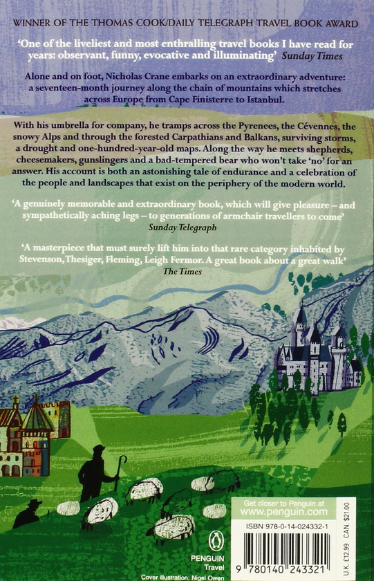 Паперова книга «Clear Waters Rising. A Mountain Walk Across Europe», автор Ніколас Крейн - фото №1