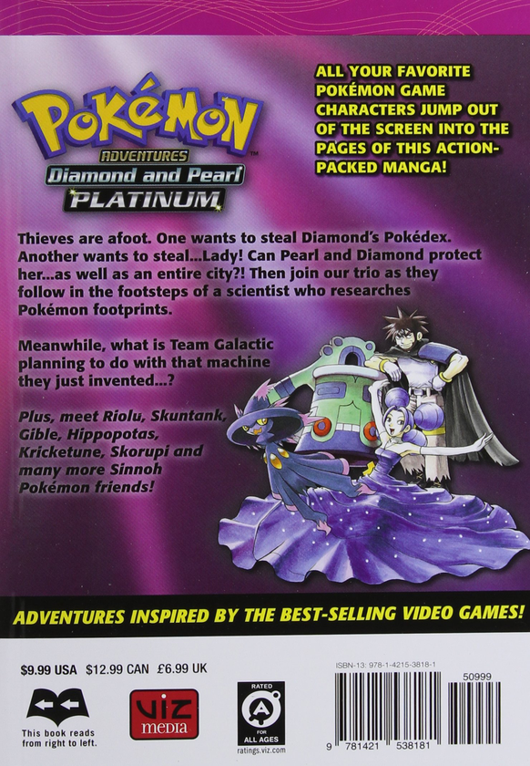 Бумажная книга «Pokemon Adventures Diamond & Pearl / Platinum Box Set (Volumes 1-11)», автор Хидэнори Кусака - фото №1