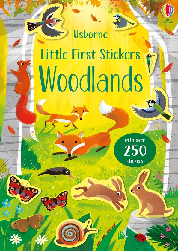 Паперова книга «Little First Stickers Woodlands», автор Керолайн Янг - фото №1