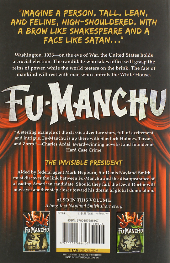 Бумажная книга «President Fu-Manchu», автор Сакс Ромер - фото №1