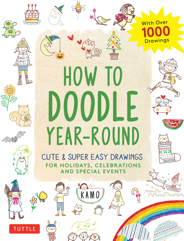 Паперова книга «How To Doodle Year-Round», автор Kamo - фото №1