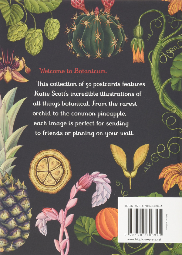 Паперова книга «Botanicum Postcards», автор Кесі Вілліс - фото №1