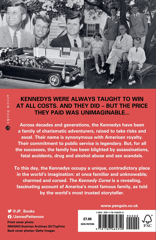 Бумажная книга «The Kennedy Curse», авторов Джеймс Паттерсон, Синтия Фаген - фото №1