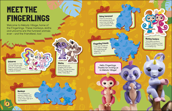 Бумажная книга «Fingerlings Ultimate Sticker Collection» - фото №1