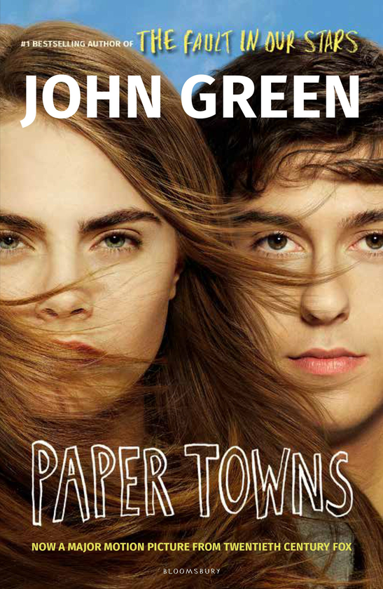 Бумажная книга «Paper Towns», автор Джон Грин - фото №1