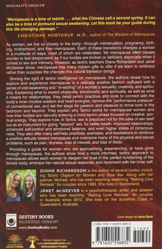 Бумажная книга «Tantric Sex and Menopause: Practices for Spiritual and Sexual Renewal», авторов Диана Ричардсон, Джанет МакГивер - фото №1