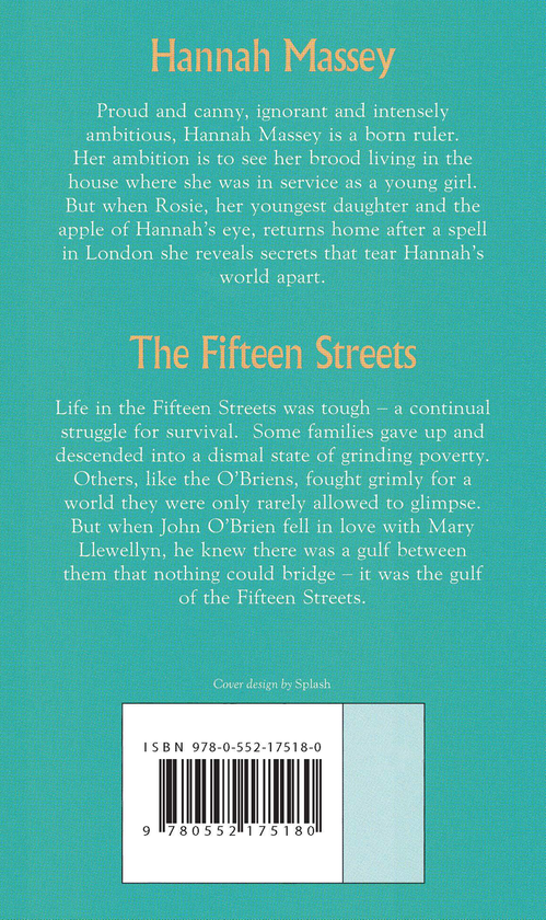 Бумажная книга «Hannah Massey / The Fifteen Streets», автор Кэтрин Куксон - фото №1
