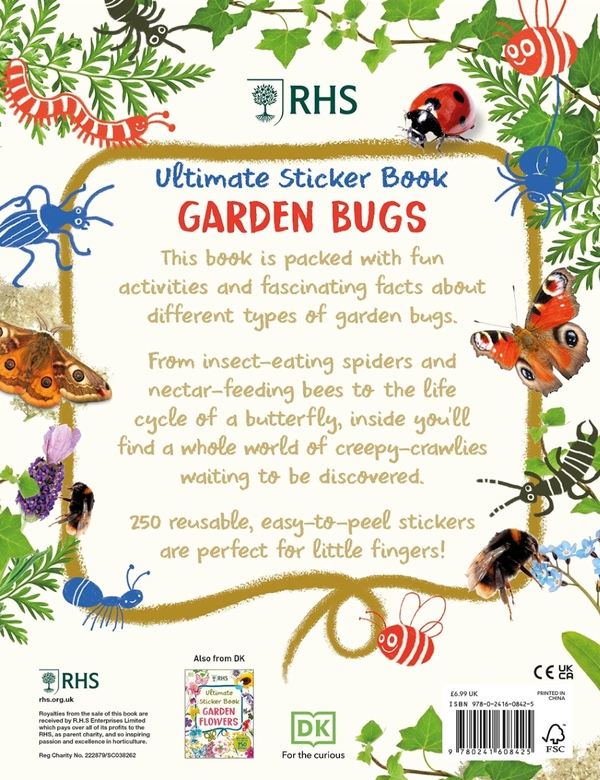 [object Object] «RHS Ultimate Sticker Book. Garden Bugs» - фото №2 - миниатюра