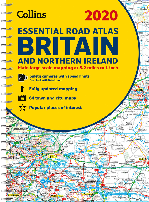 Бумажная книга «2020 Collins Essential Road Atlas Britain and Northern Ireland» - фото №1