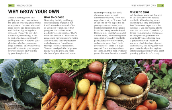 Паперова книга «RHS Grow Fruit and Veg Guide. More than 1,000 Expertly Chosen Varieties» - фото №1