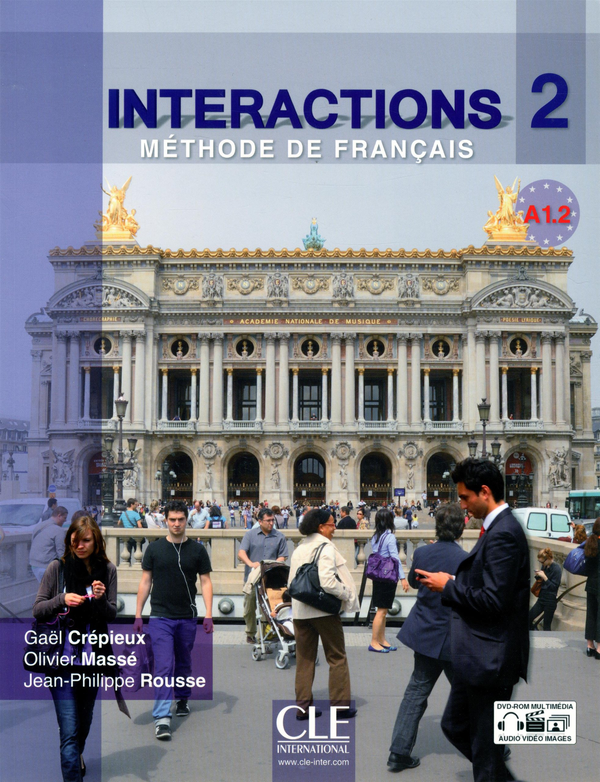 Паперова книга «Interactions: Livre A 1.2 (+DVD)» - фото №1