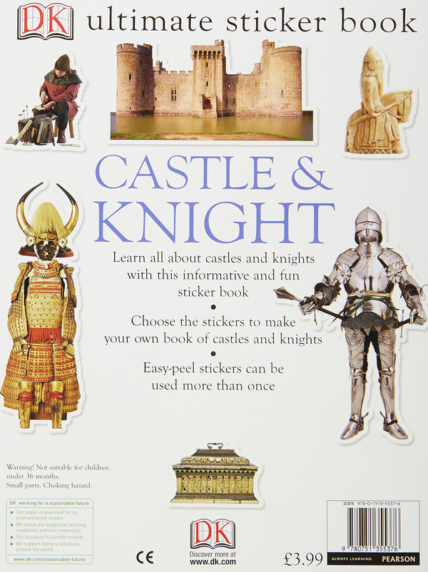 [object Object] «The Castle and Knight Ultimate Sticker Book» - фото №2 - миниатюра