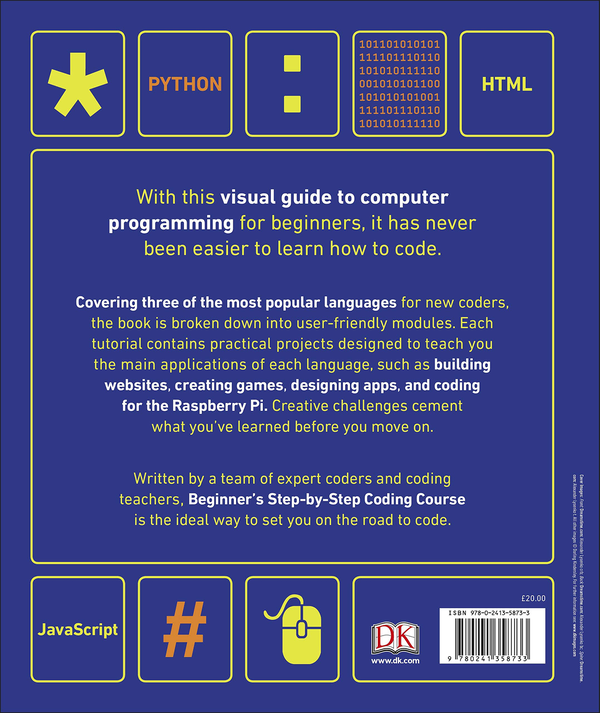 Паперова книга «Beginner's Step-by-Step Coding Course» - фото №1