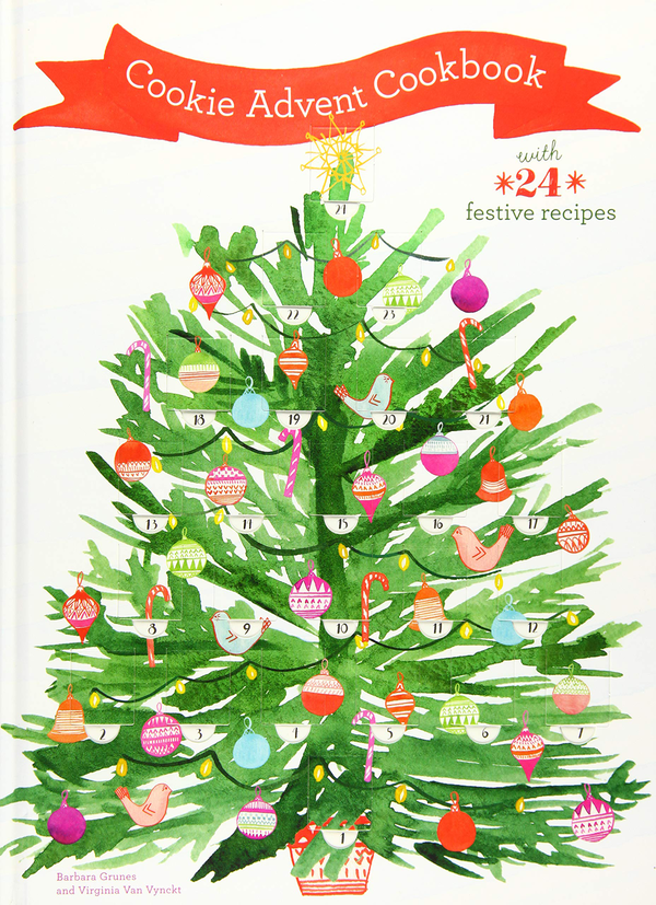Бумажная книга «Cookie Advent Cookbook: With 24 festive recipes» - фото №1