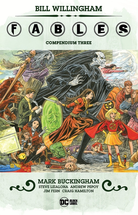 Паперова книга «Fables Compendium Three», автор Білл Віллінгем - фото №1
