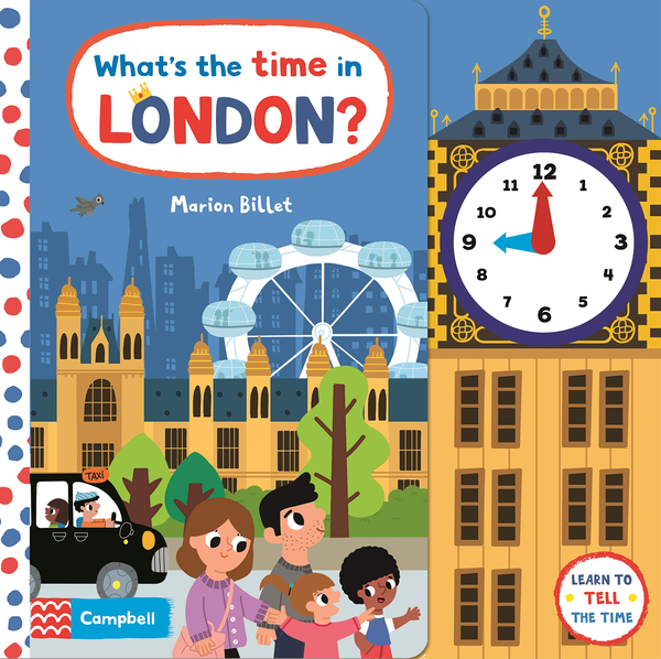 Бумажная книга «What's the Time in London? A Tell-the-time Clock Book» - фото №1