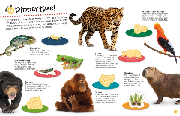 [object Object] «Jungle Ultimate Sticker Book» - фото №4 - миниатюра