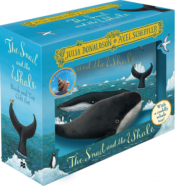 Бумажная книга «The Snail and the Whale: Book and Toy Gift Set», автор Джулия Дональдсон - фото №1