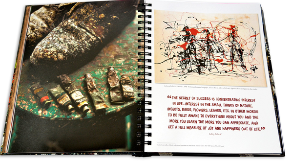 Паперова книга «Dinner with Jackson Pollock. Recipes, Art & Nature », авторів Робін Лі, Франческа Поллок, Гелен А. Гаррісон - фото №1