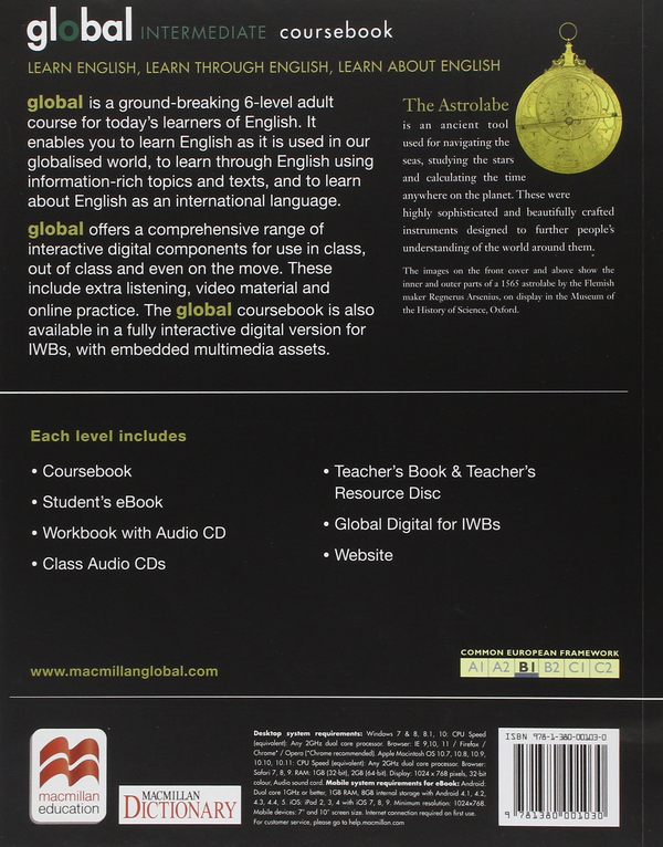 [object Object] «Global Intermediate Student's Book + Ebook », авторів Джулі Мур, Роб Меткалф, Роберт Кемпбелл, Адріан Теннант - фото №2 - мініатюра