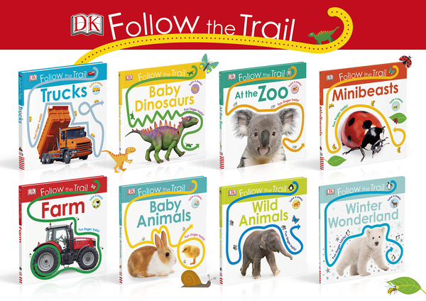 Бумажная книга «At the Zoo. Take a Peek! Fun Finger Trails!» - фото №1