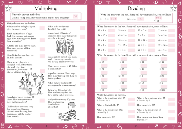 [object Object] «Maths Made Easy Ages 7-8 Key Stage 2 Advanced », автор Керол Вордерман - фото №3 - мініатюра