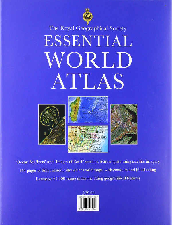 Бумажная книга «Philip's Essential World Atlas 2019» - фото №1
