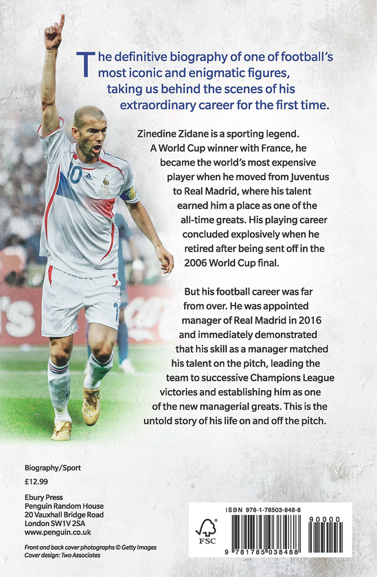 Бумажная книга «Zidane», авторов Жан Филипп, Патрик Форт - фото №1