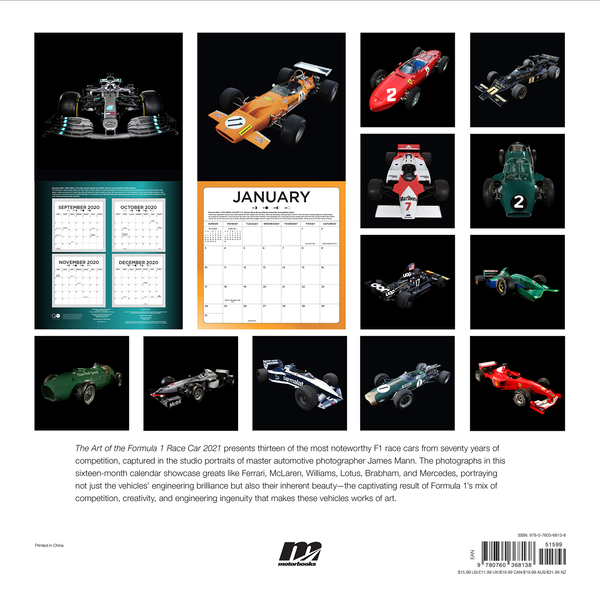 Бумажная книга «The Art of the Formula 1 Race Car 2021», автор Джеймс Манн - фото №1