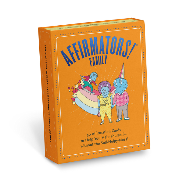 Бумажная книга «Affirmators! Family Deck: 50 Affirmation Cards on Kin of All Kinds - Without the Self-Helpy-Ness!» - фото №1