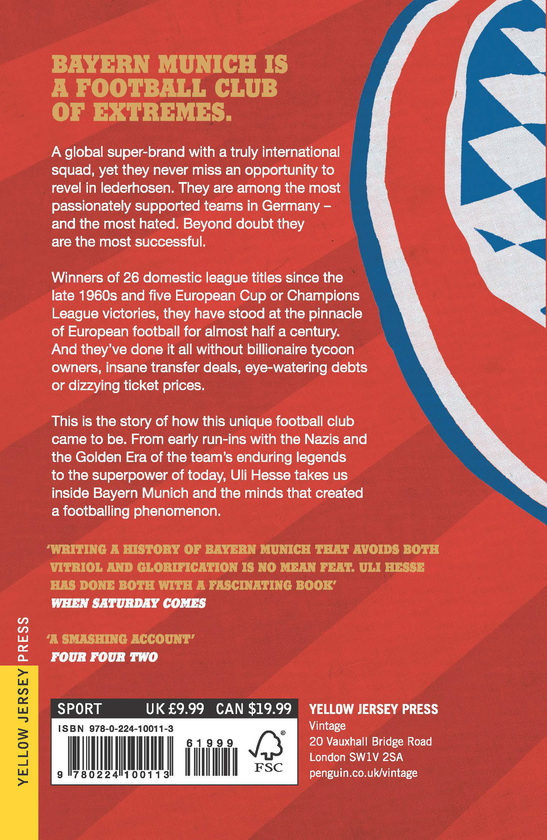 Бумажная книга «Bayern. Creating a Global Superclub», автор Ули Гессе - фото №1