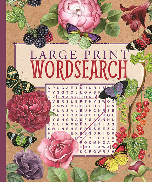 Бумажная книга «Large Print Wordsearch», автор Эрик Сондерс - фото №1