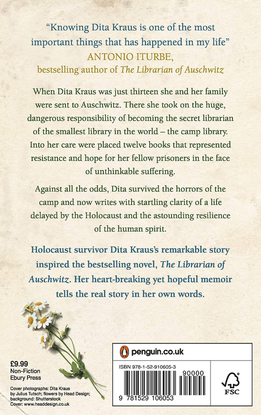 Паперова книга «A Delayed Life: The true story of the Librarian of Auschwitz», автор Діта Краус - фото №1