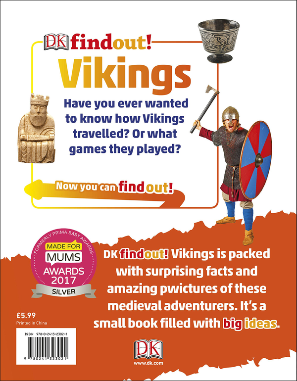 Бумажная книга «DKfindout! Vikings» - фото №1